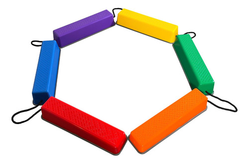 6 Peças Crianças Trampolins Blocos De Equilíbrio