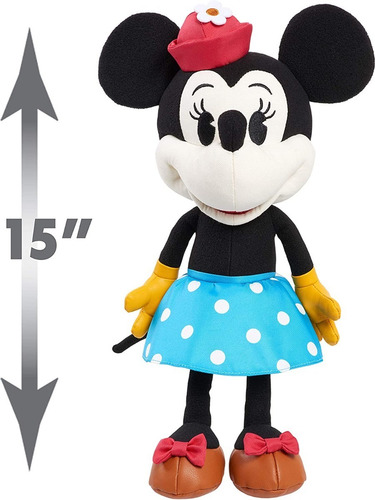 Peluche De Minnie Mouse Y Mickey Mouse Con Certificado Origi