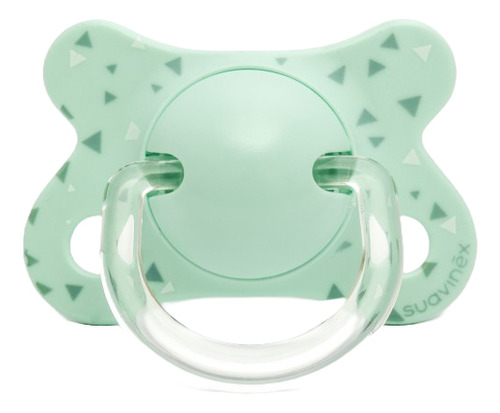 Chupones Anatomicos Silicon -2 A 4 Meses 2pzas Suavinex Color Verde Puntos