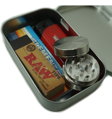 Pack Fumeta -papelillos- Tips- Lighter- Moledor- Cajetilla
