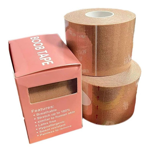 Boob Tape Cinta Adhesiva Para Realce De Pecho 5 Mt