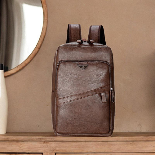 Mochila De Viaje Mochila Informal De Moda Ligera Marrón