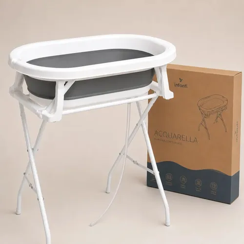 Banheira Com Suporte Dobrável Para Bebê Acquarella Infanti