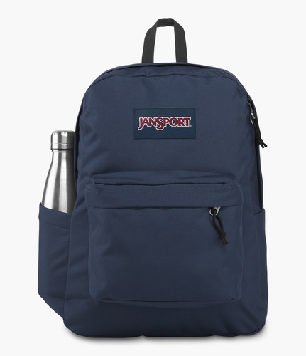 Mochila urbana JanSport Mochila Superbreak color navy diseño lisa 26L