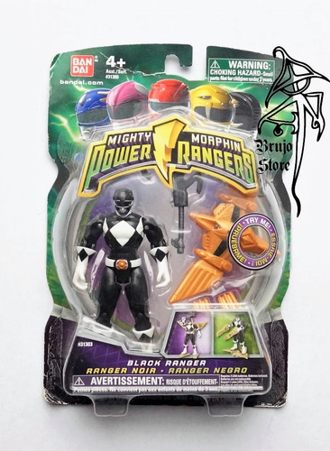 Mighty Morphin Power Ranger Black Ranger 10cm Brujostore