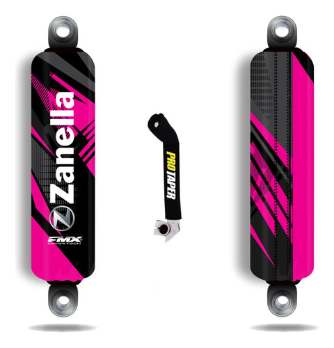 Cubre Amortiguador Zanella Neoprene + Cubre Palanca Fmx