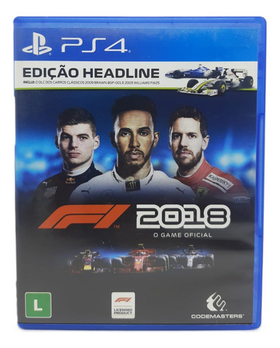 F1 2018 - Jogo Usado Ps4 (Usado)