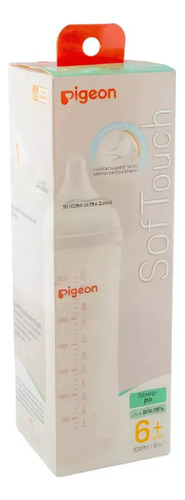 Pigeon Softouch Pp 330 Ml Color Blanco