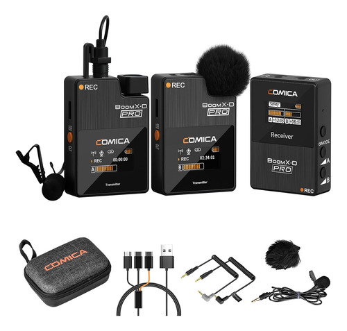 Boomx-d Pro - Sistema De Micrófono Inalámbrico Lavalier Con