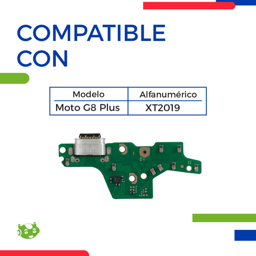 Flex Flexor Centro De Carga Slim Company Compatible Con Moto G8 Plus Xt2019
