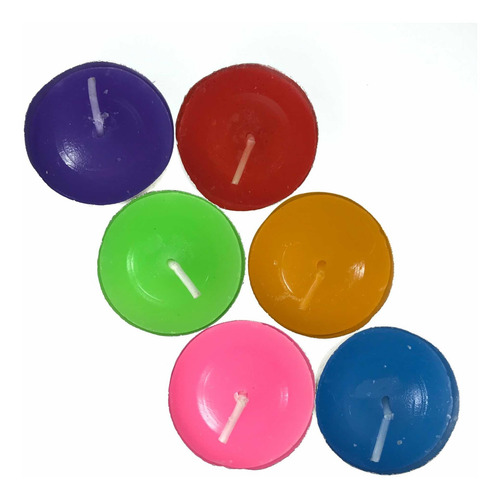 Imagen 4 de 8 de Velas Tea Lights Flotantes Decorativas Colores Aromas 10pzs