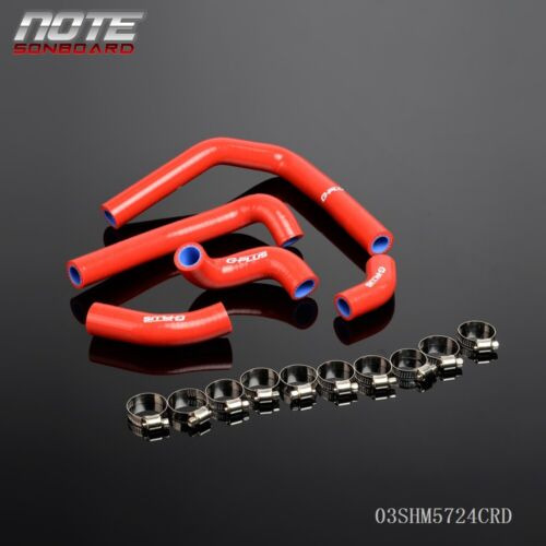Fit For 2005-2007 Honda Cr250r Red Coolant Silicone Radi Oad