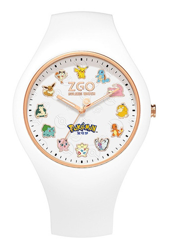 Pokémon Reloj 8052 Moda Creativa Impermeable Lindo