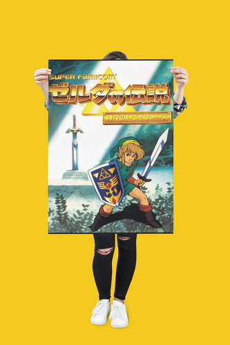 Superpôster Old!gamer - Super Nintendo - The Legend Of Zeld, De Editora Europa., Vol. 1. Editorial Europa, Capa Mole, Edição 2024-08-20 00:00:00 Em Português/japonês