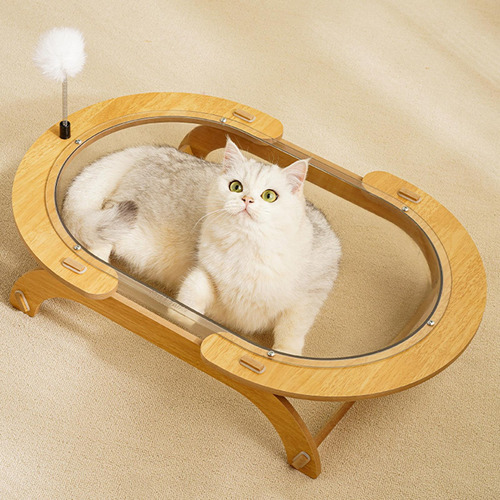 Casa Para Gatos Con Cápsula , Cama Para Nave Para Gatos,