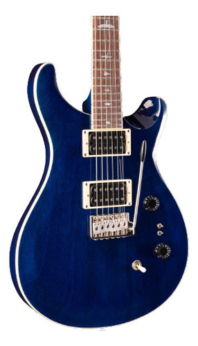 Guitarra Eléctrica Prs Se 24-08 Standard Rwn Prm Color Transparent blue