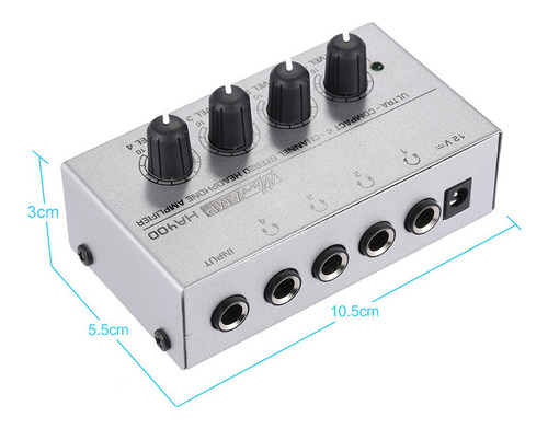 Imagen 9 de 9 de Ha400 - Auriculares Estéreo De Audio Ultracompactos (4 Cana