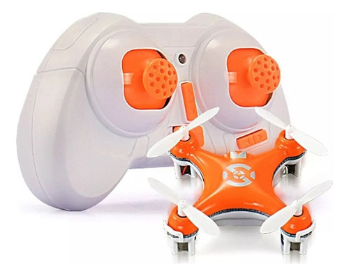 Cx-10 Mini Drone 2.4g 6 Axis Led Quadcopter Helicóptero Bri Color Naranja