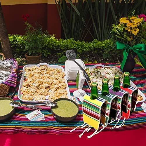 16 Paquetes De Mini Sarapes Con Poncho De Cerveza Para Mini