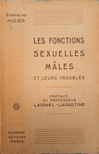 Higier Les Fonctions Sexuelles Males (Usado)