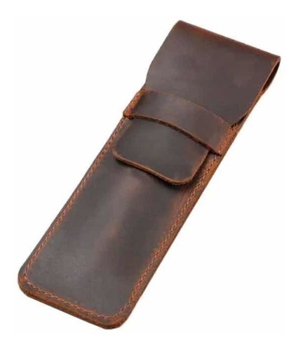 Porta Lápices De Cuero Elegante, Funda Portalápices Cuero