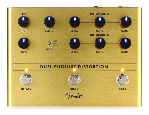 Fender Duel Pugilist Pedal De Distorsión