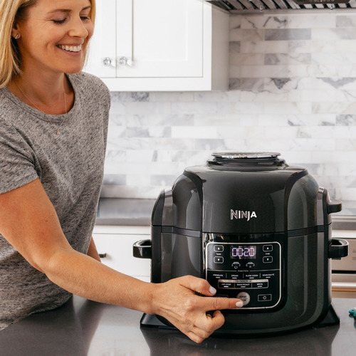 Imagen 2 de 10 de Ninja Foodi 8 En 1 Freidora De Aire Horno Olla Presión 6.5q