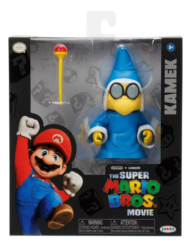 Figura Super Mario Bros Movie Mago Kamek 12 Cm