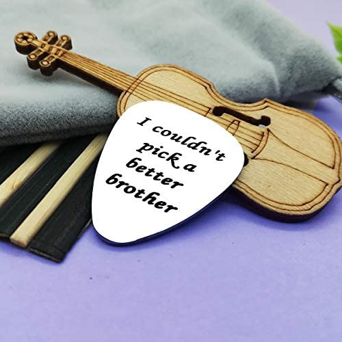 De Púa De Guitarra De Acero Inoxidable Para Hermano