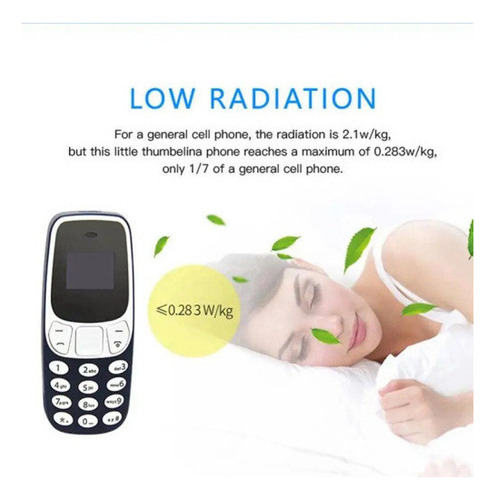 Mini Teléfono Celular De Voz Variable Con Tarjeta Sim Dual M