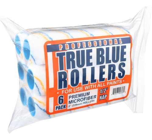 True Blue Professional 9 Cubiertas Para Rodillos De Pintura,