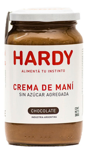 Hardy Crema De Mani Con Chocolate X 380 Gr