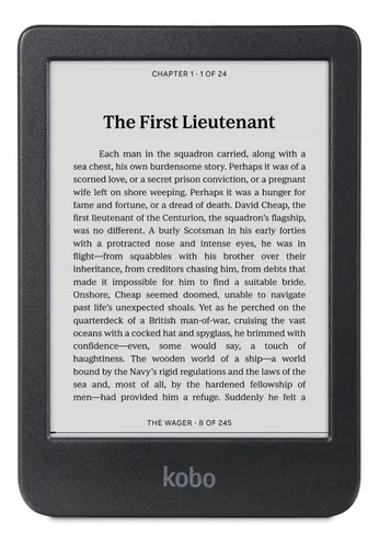 Ereader Kobo Clara Bw De 16 Gb, Antideslumbrante, Resistente