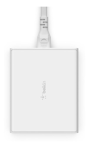 Imagen 2 de 10 de Belkin Cargador Boost Charge Pro Gan 2 Usb-c/2 Usb-a 108w Pd