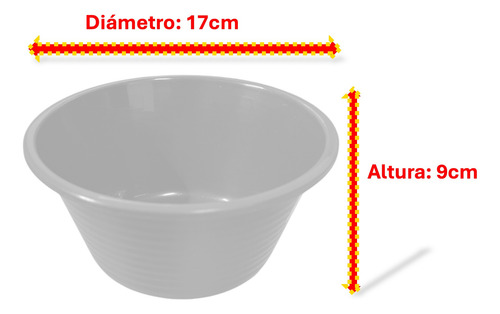10 Piezas Jicara Palangana 1.5 Litros Varios Colores Surtido