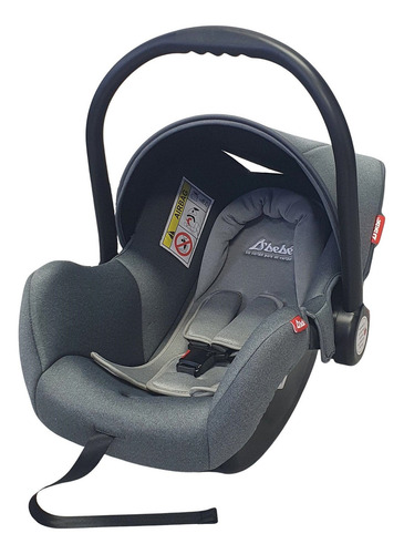 Portabebe Autoasiento D Bebe Mai Travel 3 En 1 Color Gris Gris
