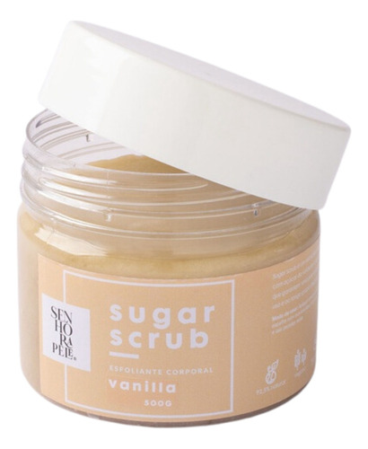  Esfoliante Corporal Sugar Scrub Vanilla - Senhora Pele