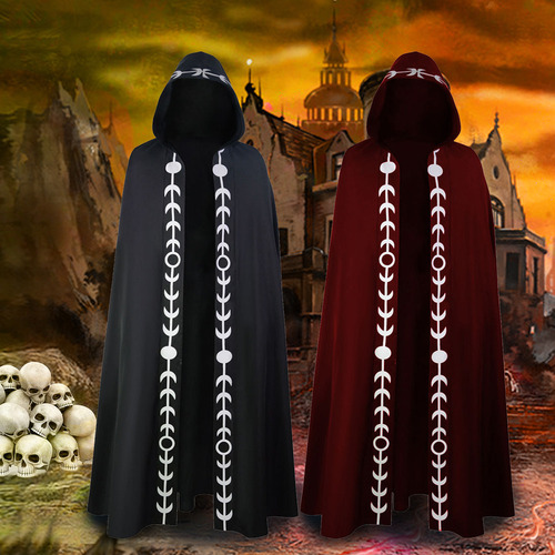 Capa Con Capucha Para Fiestas, Capa De Halloween Para Hombre