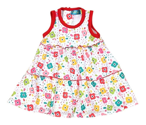 Vestido Solero Bebe Verano Beba Flores Flow Kids 1010