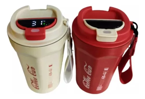 VASO TERMICO COCA-COLA COFFE CUP CON SENSOR DE TEMPERATURA