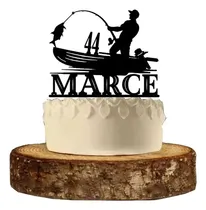 Comprar Cake Topper Adorno Torta - Pesca En Bote Adorno Torta