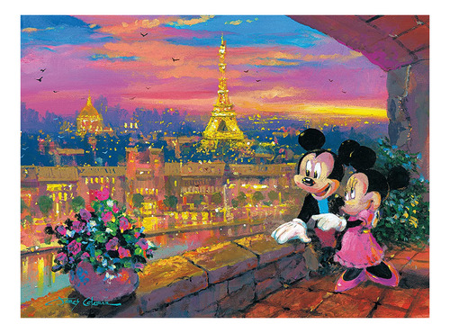Ceco - James Coleman - Disney Fine Art - Paris Sunset - 1000