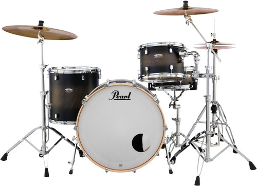 Batería Pearl Decade Maple 3 Cuerpos Satin Black Dmp943xp/c