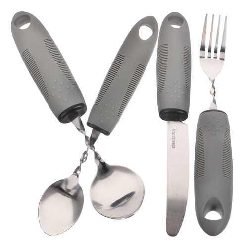 X Talheres De Viagem Parkinson's Spoon Fork Utensílio Para