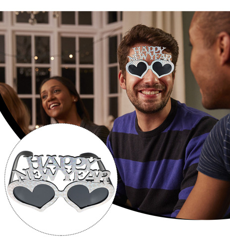Anteojos De Feliz Año Nuevo, 3 Unidades, Gafas De Fiesta De