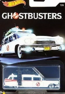 Hot Wheels Ghostbusters Serie Exclusiva 7/8 Ecto-1 Die-cast