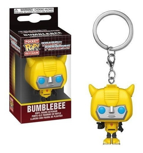Imagen 1 de 2 de Funko Pocket Pop! Llavero: Transformers - Bumblebee
