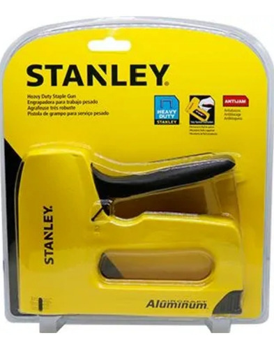 Engrapadora Sharpshooter De Aluminio. Stanley Tr150