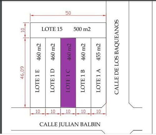 Imagen 2 de 2 de Lote 460m2. Parque Leloir