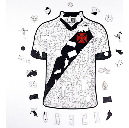 Quebra-cabeça Camisa 02 Vasco Da Gama (g 300pçs) - Puzi